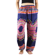 Load image into Gallery viewer, Regue Unisex Drawstring Genie Pants in Navy PP0110 020043 05