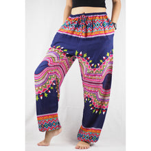 Load image into Gallery viewer, Regue Unisex Drawstring Genie Pants in Navy PP0110 020043 05