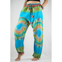 Load image into Gallery viewer, Regue Unisex Drawstring Genie Pants in Blue PP0110 020044 03