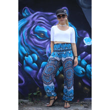 Load image into Gallery viewer, Contrast mandala 127 women harem pants in Black PP0004 020127 01