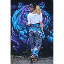 Load image into Gallery viewer, Contrast mandala 127 women harem pants in Black PP0004 020127 01