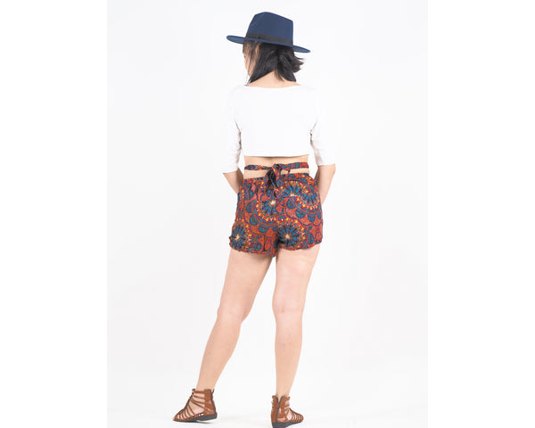 Sunflower Women's Blooming Shorts Pants in Red PP0206 020152 02