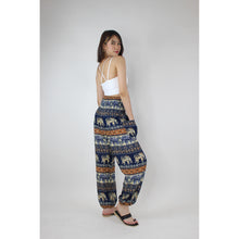 Load image into Gallery viewer, Ancient Elephant Women&#39;s Harem Pants in Blue PP0004 020233 02