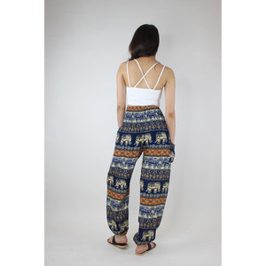 Ancient Elephant Women's Harem Pants in Blue PP0004 020233 02