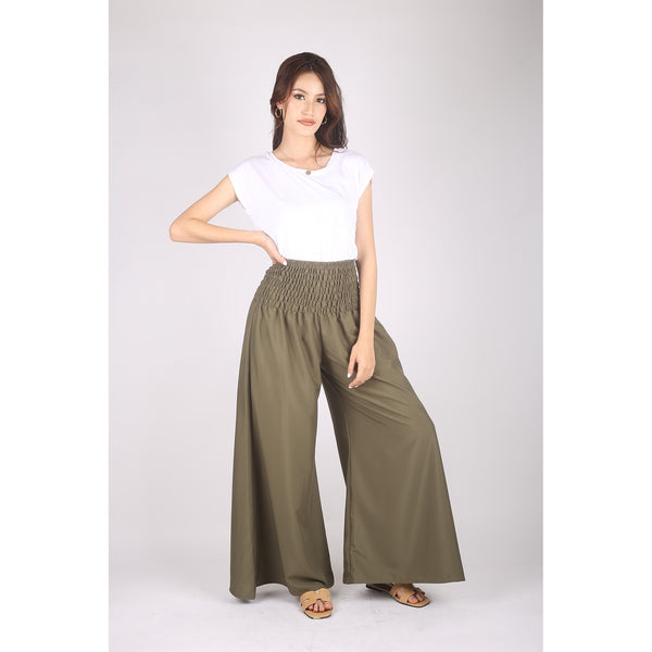 Solid Color Women's Wide Leg Pants in Olive PP0311 020000 13